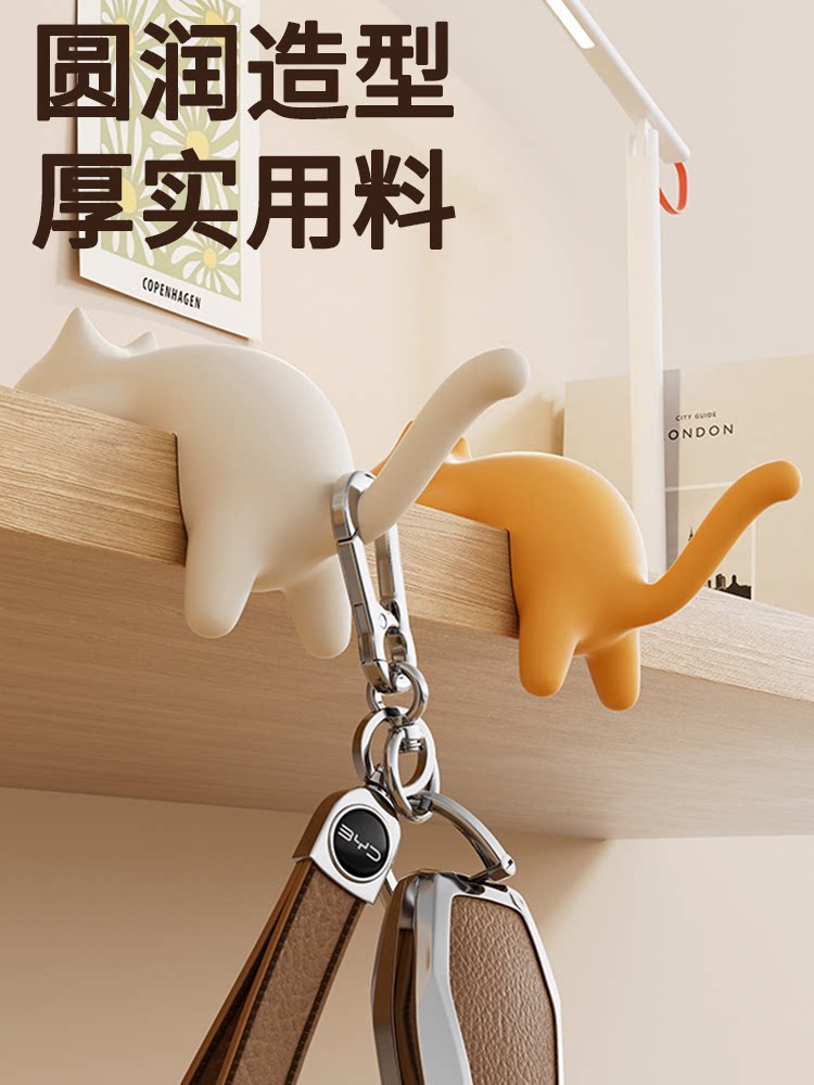 かわいい携帯用猫型バッグフックハンガー、テーブルフック、ハン - Home Decor Organizer のレビューと価格