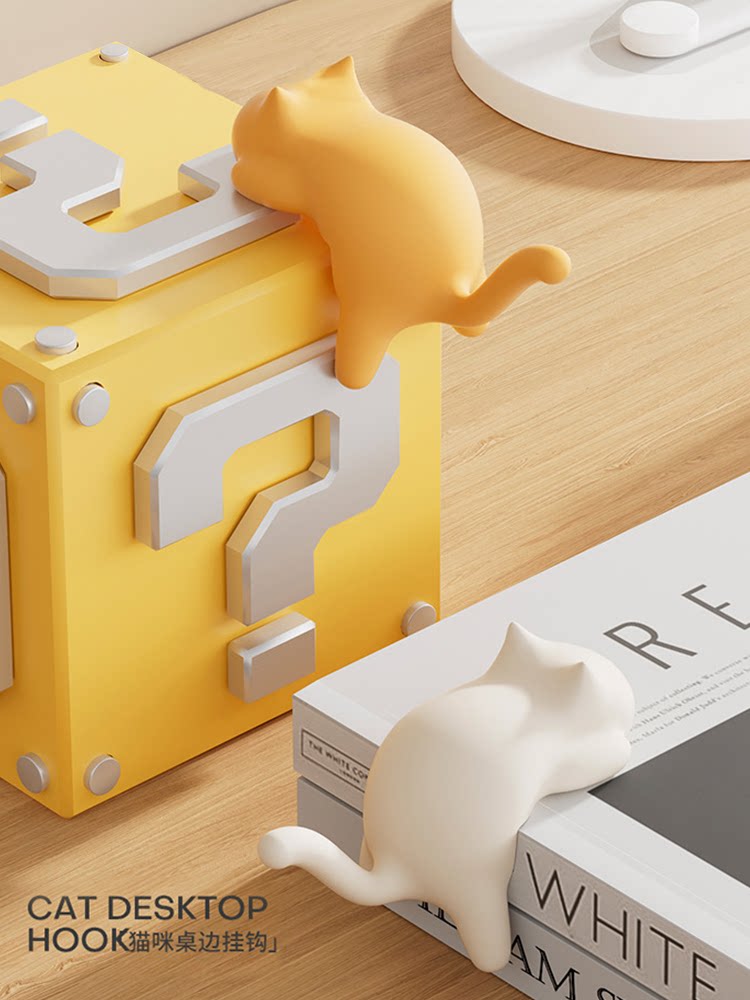 かわいい携帯用猫型バッグフックハンガー、テーブルフック、ハン - Home Decor Organizer のレビューと価格