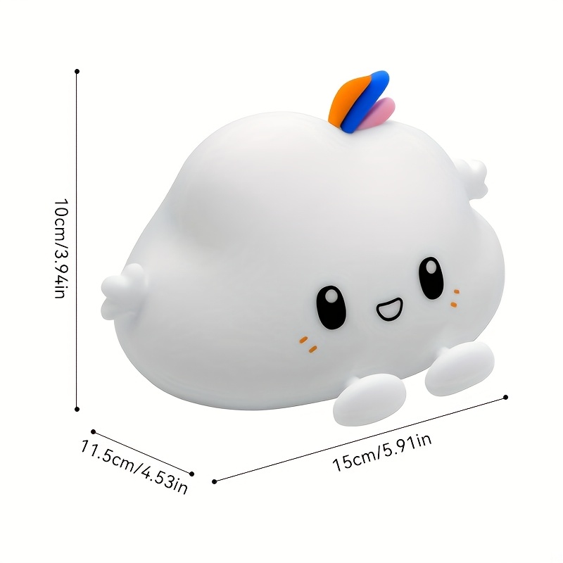 クラウドナイトライト、タッチコントロール調光、充電とタイマー - Home Decor Gift のレビューと価格