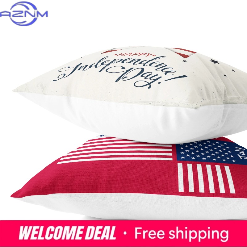 アメリカ独立記念日シリーズ LOVE USA プリントスクエ - Home Decor Kuching のレビューと価格