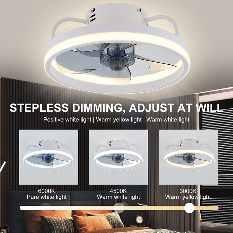 LED シーリングライトファン APP リモコン付きミュート - Home Decor App のレビューと価格