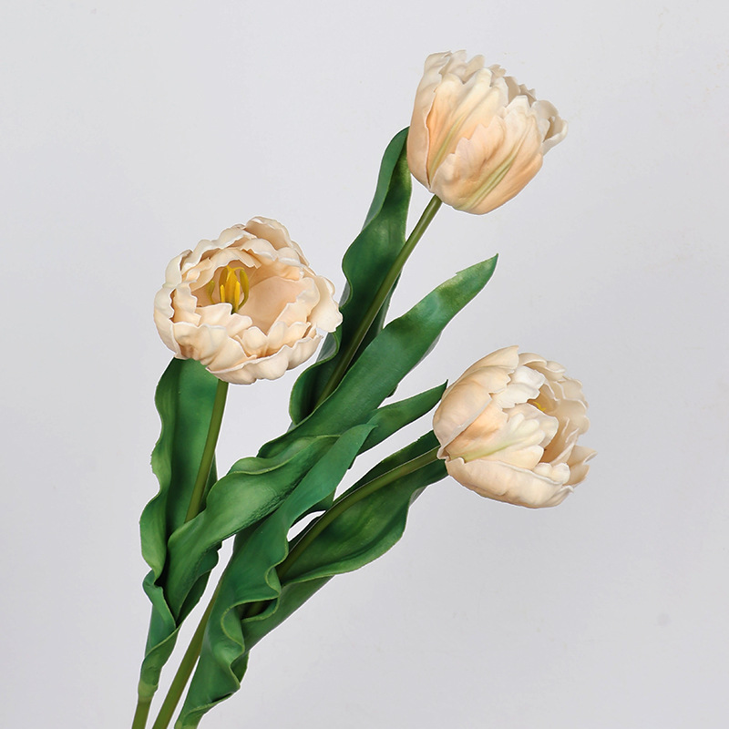 61CMの人工オウムとチューリップの造花、ウェディングの花嫁 - Home Decor Tulip のレビューと価格