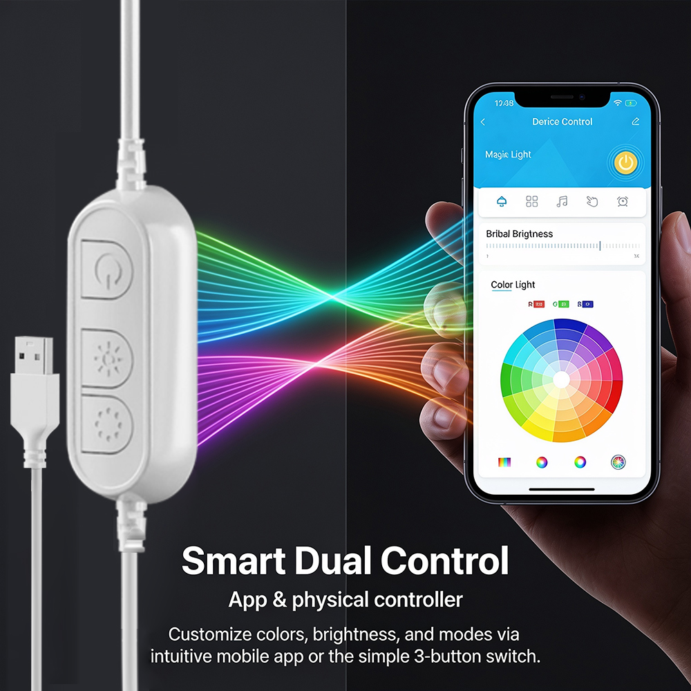 5M RGBカラーチェンジネオンライトストリップ、防水フレキ - Home Decor App のレビューと価格