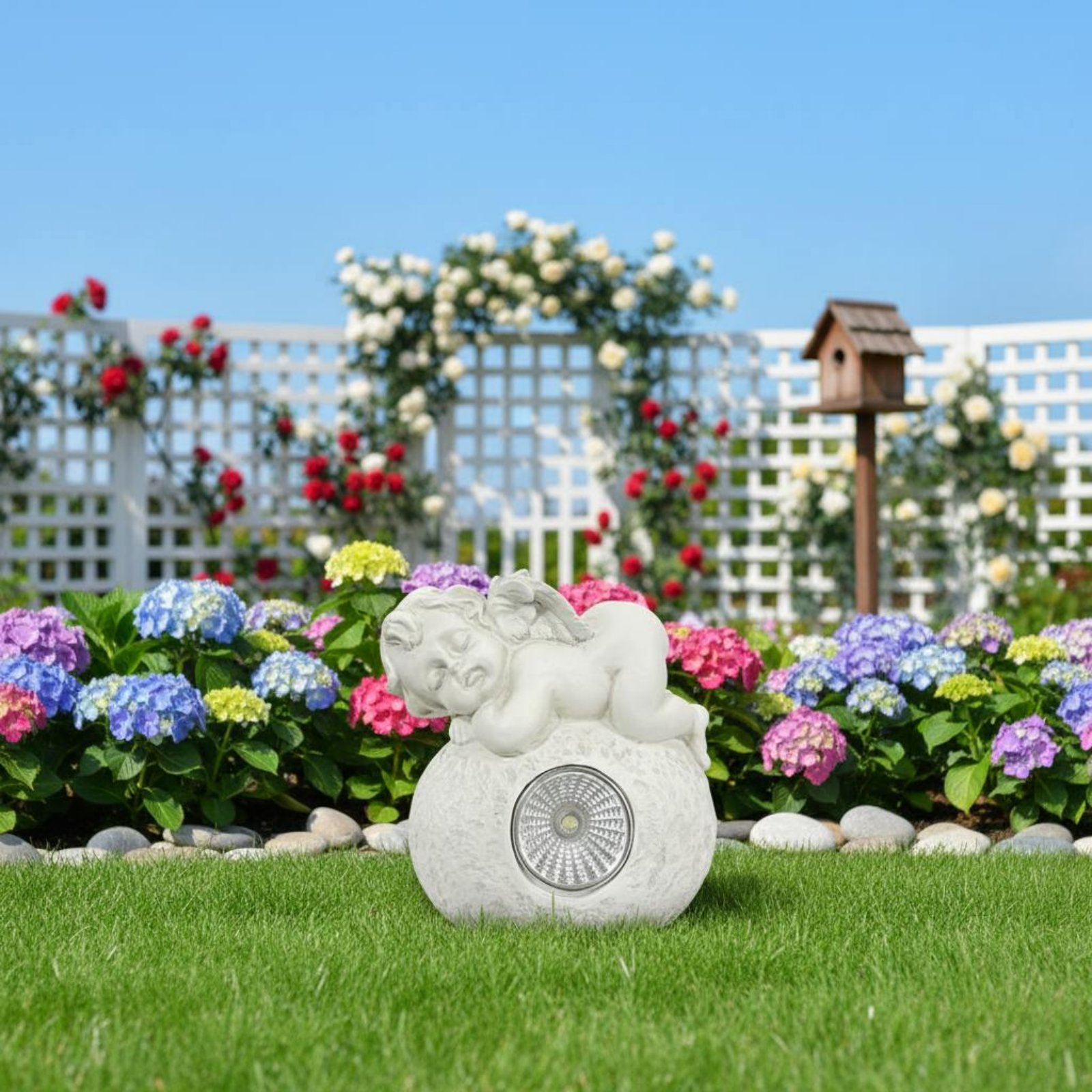 横たわる天使のライトレジン製ホームデコレーション、通路用 - Home Decor Resin のレビューと価格