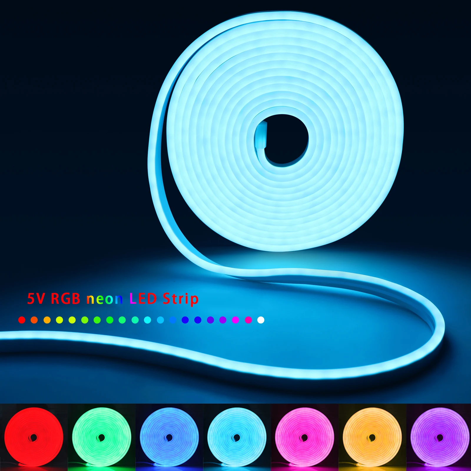 1-5m RGB LEDネオンストリップライト 5V USB - Home Decor App のレビューと価格